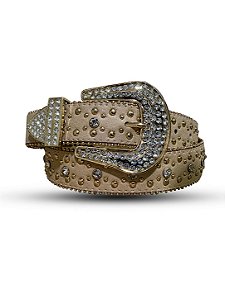 Cinto Feminino Country Brilho Strass Western Plus Size