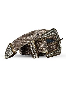 Cinto Feminino Country Brilho Strass Rodeio Pedra Estiloso