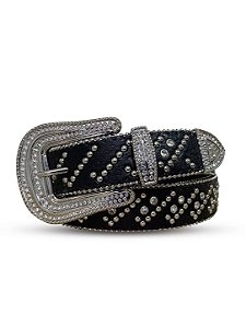 Cinto Feminino Country Brilho Strass Rodeio Pedra Plus Size