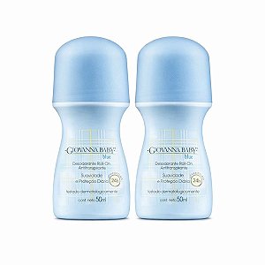 Kit Giovanna Baby: 2 Desodorante Roll-on Blue