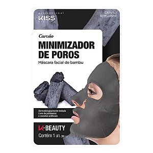 Máscara Facial de Bambu Kiss New York Carvão Minimizador de Poros 20ml