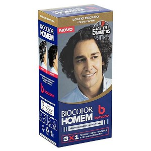 Tonalizante Bozzano Biocolor Homem Louro Escuro