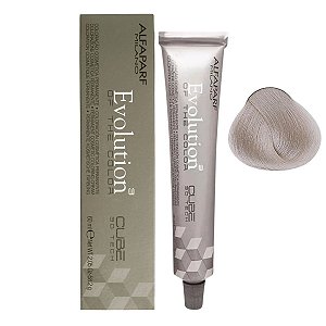 Coloração Creme Alfaparf Evolution 10.21 Louro Extra Claro Irise Cinza 60ml