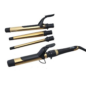 Babyliss Pro Kit Modelador Graphite Titanium 4x1