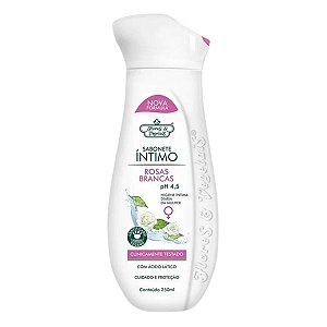 Flores & Vegetais Sabonete Íntimo Extrato Rosas Brancas 250ml