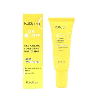 Gel Creme Contorno dos Olhos Ruby Skin On Off Ruby Rose 15g