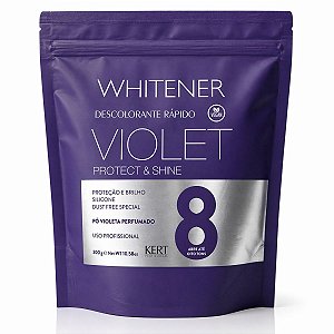 Pó Descolorante Whitener Violet 300g Dust Free Clareia Até 9 Tons Profissional