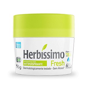 Desodorante Creme Herbissimo Fresh Antitranspirante 55g