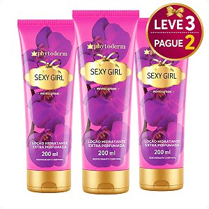 Kit Phytoderm Loção Hidrante Sexy Girl: Leve 3 Pague 2 200ml