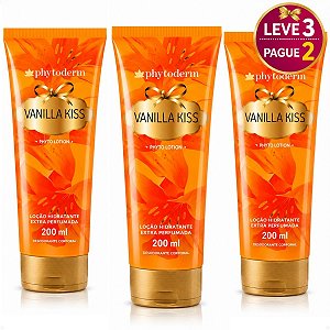 Kit Phytoderm Vanilla Kiss Loção Hidrante: Leve 3 Pague 2 200ml