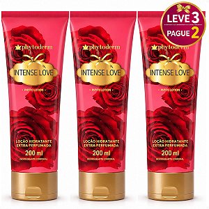 Kit Phytoderm Intense Love Loção Hidrante: Leve 3 Pague 2 200ml