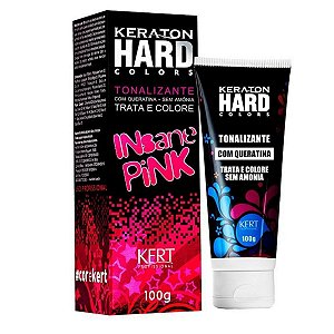 Kert Keraton Hard Colors Tonalizante Insane Pink 100g