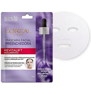 Máscara Facial Preenchedora Loreal Revitalift Hialurônico Anti-idade 30g