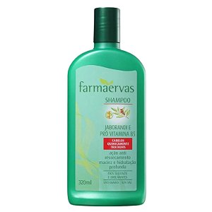 Shampoo Farmaervas Jaborandi e Pró Vitamina B5 320ml
