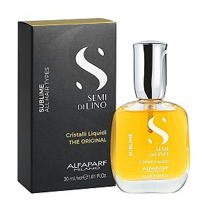 Óleo Capilar Condicionante Alfaparf Semi Di Lino Sublime Cristalli Liquidi 30ml