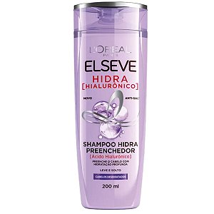 Shampoo Preenchedor Elseve Hidra Hialurônico Loreal 200ml