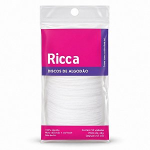 Discos de Algodão Ricca 50un Cód. 3218