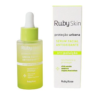 Ruby Rose Skin Sérum Facial Antioxidante Proteção Urbana 30ml Hb-415