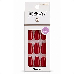 Unhas Autocolantes Kiss Ny Impress Danty Bailarina Bipam522br