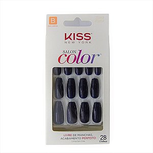 Unhas Postiças Kiss Ny Salon Color Bailarina Ksc54