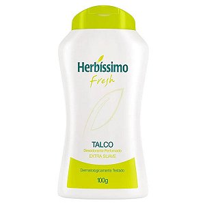 Talco Desodorante Perfumado Herbíssimo Fresh Extra Suave 100g