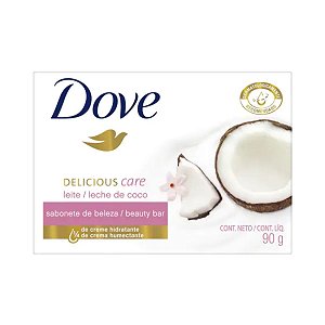 Sabonete Dove Delicious Care Leite de Coco 90g