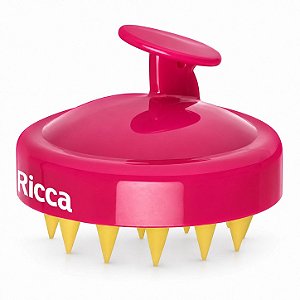 Escova Massageadora Ricca Para Couro Cabeludo Shampoo Brush Cód. 3432