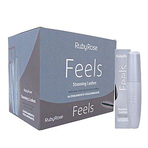 Box Com 24 Máscara Para Cílios Stunning Lashes Feels Ruby Rose 5g