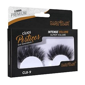 Cílios Postiços Macrilan Intense Volume Super Volume Linha Premium Cl8-9