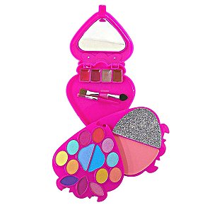 Kit de Maquiagem Moranguito Luisance Turma da Lú Cor Rosa Lt646