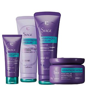 Kit Siage Eudora Hidratação Micelar C/4