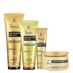 Kit Siage Eudora Reconstrói Os Fios C/4