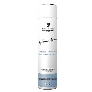 Condicionador Kerascience Restaura Pontas Secas Sonia Abrão Double Treatment 300ml