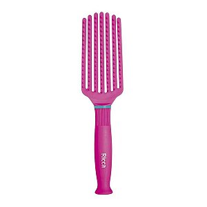 Escova Ricca Belliz Cachos Vibrantes Fitagem Finalização Rosa Ref:2443