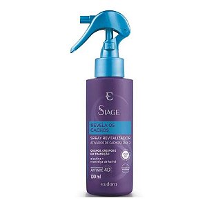 Spray Ativador Siage Eudora Revela Os Cachos 100ml