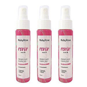 Perfume Capilar Ruby Rose Reviv Hair Pink Wishes 60ml C/3