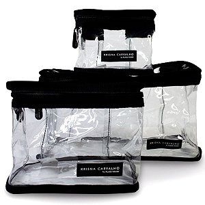 Kit Necessaire Klass Vough Krisna Carvalho C/3 Ref. Hn0322