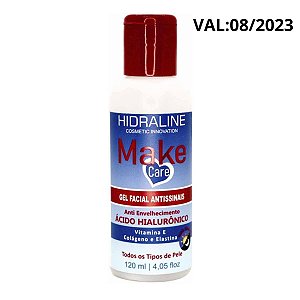 Gel Facial Hidraline Antissinais Make Care Ácido Hialurônico Val:08/2023
