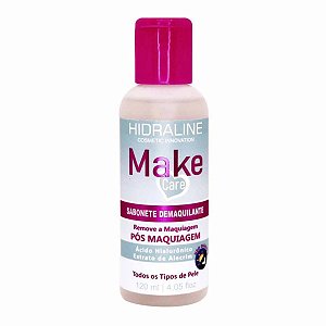 Sabonete Demaquilante Hidraline Ácido Hialurônico Make Care 120ml