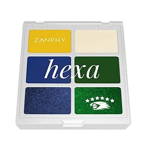 Paleta Zanphy Maquiagem Multifuncional Hexa Copa 1,5g