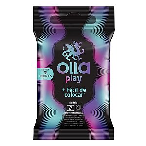 Preservativo Olla Play + Fácil de Colocar C/3 Unidades