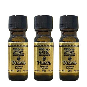 Kit Rugol Wind Mystery Óleo Almiscar Selvagem 5ml C/3