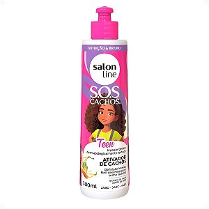 Ativador de Cachos Salon Line Sos Cachos Teen 300ml