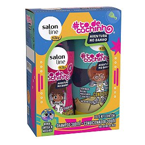 Kit Shampoo + Condicionador Salon Line #todecachinho Aventura No Banho 300ml