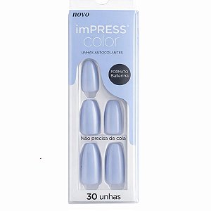Unhas Autocolantes Kiss Ny Impress Bailarina Cloudless