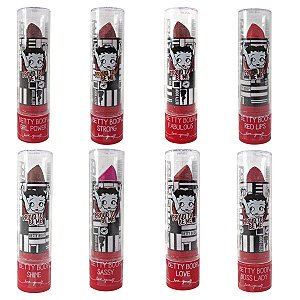 Kit Batom Matte Safira Betty Boop C/8 2gr