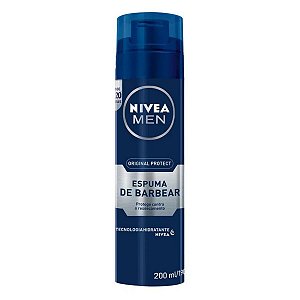 Espuma de Barbear Nivea Men Original Protect 200ml