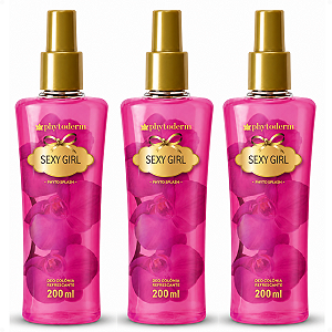 Kit Phytoderm: 3 Body Spash Deo Colônia Sexy Girl 200ml