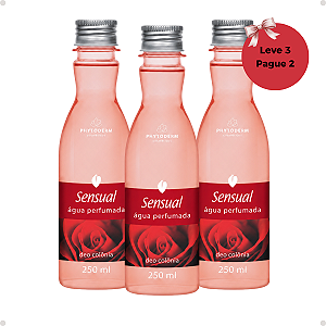Água Perfumada Deo Colônia Phytoderm Leve 3 Pague 2 Sensual 250ml