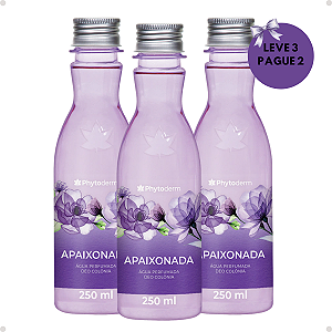 Água Perfumada Deo Colônia Phytoderm Leve 3 Pague 2 Apaixonada 250ml